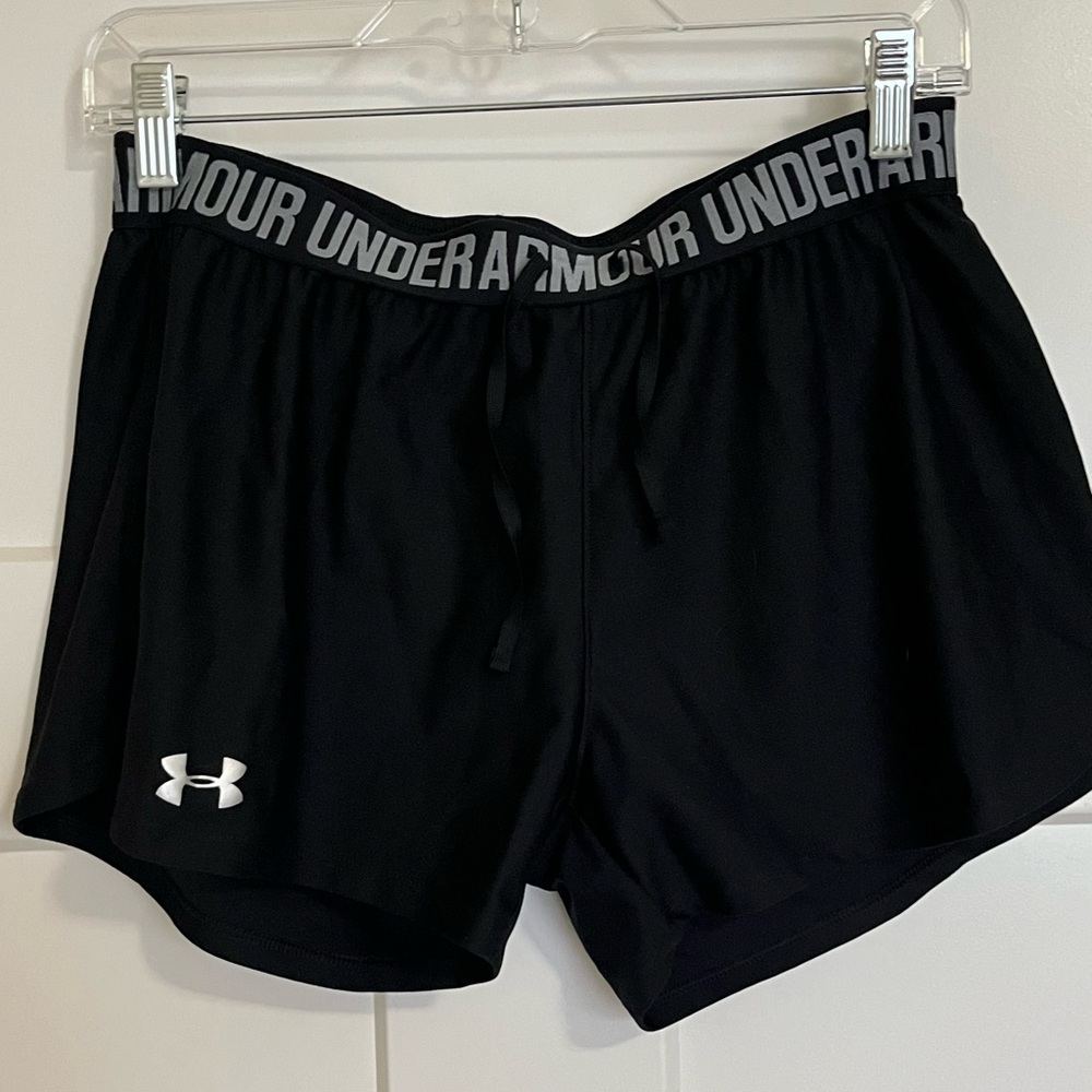 Two pairs of under armour womens shorts